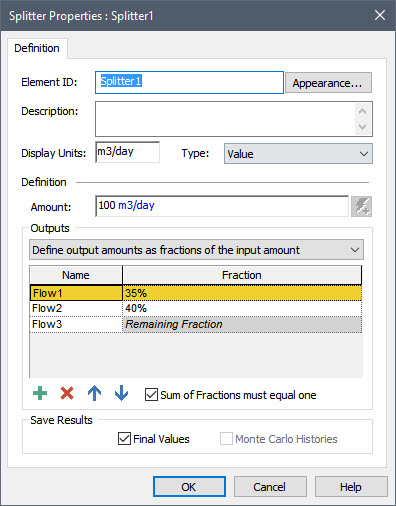 Lesson 6 - Redirecting Flows Using the Splitter Element - GoldSim