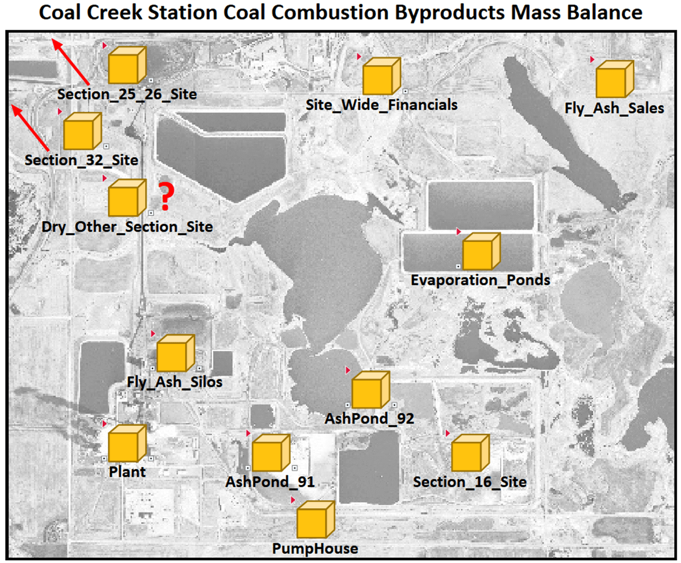 Coal Creek Station coal combustion byproducts mass balance